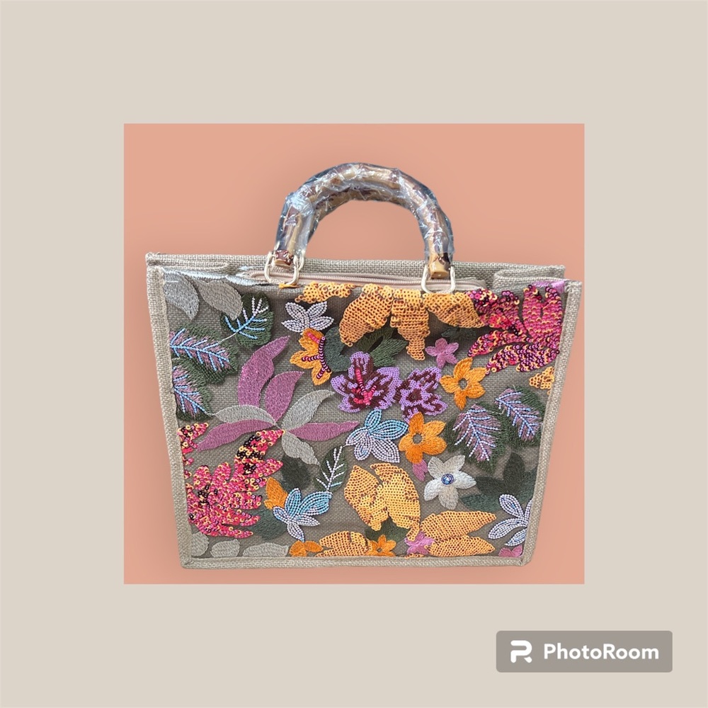 Embroider book bag